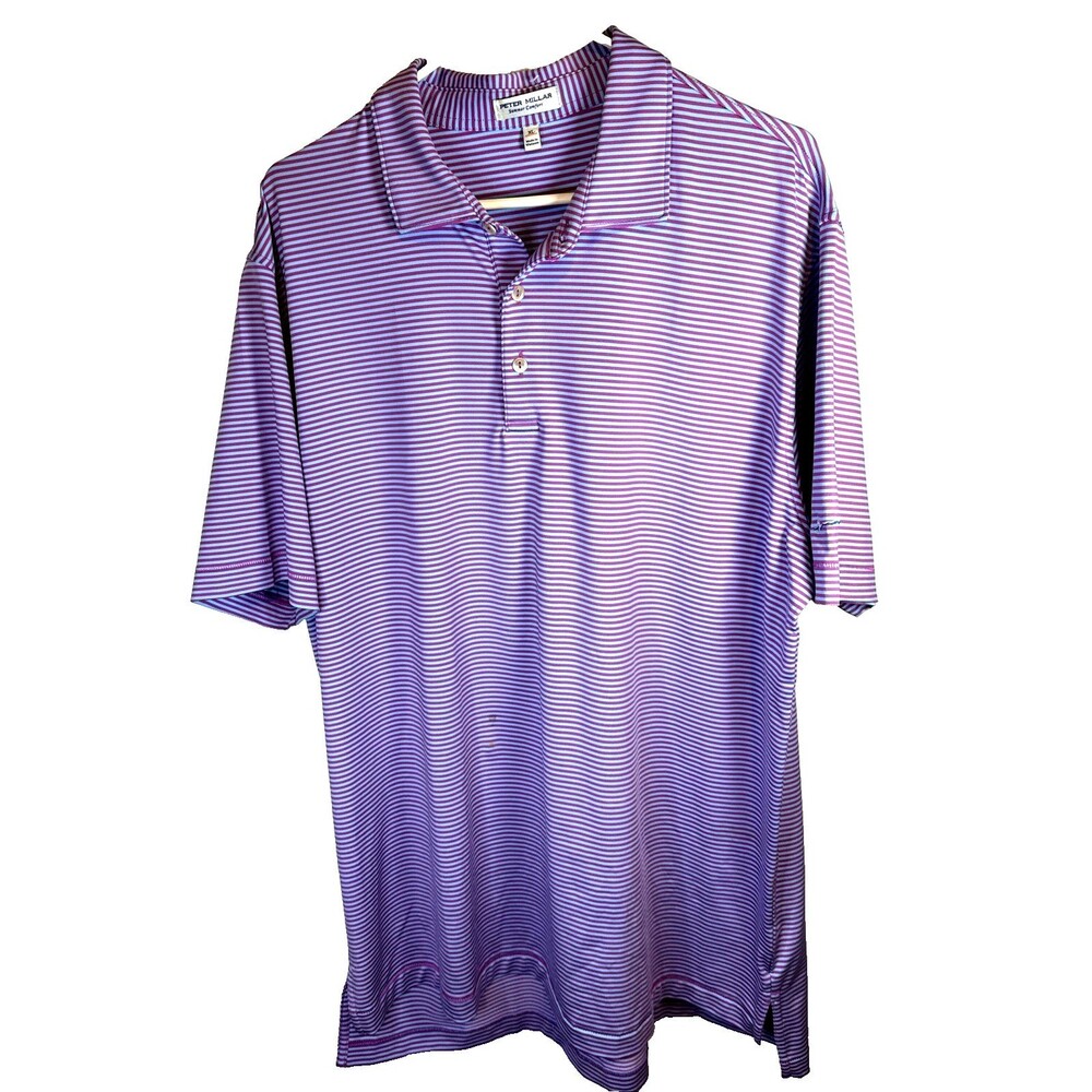 Peter Millar Summer Comfort Polo XL Striped Phoenician Golf Club Scottsdale AZ